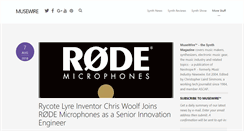 Desktop Screenshot of musewire.com